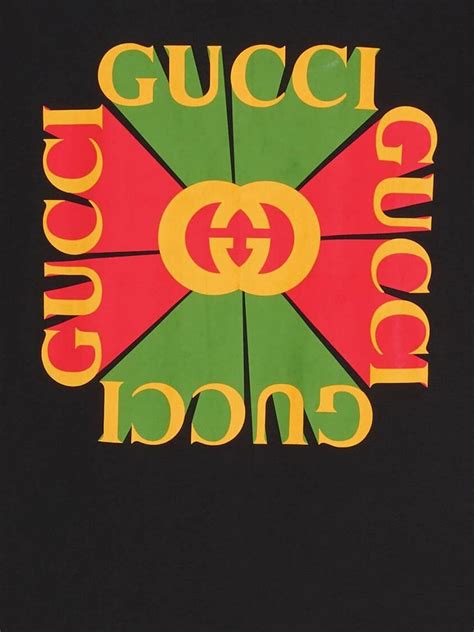 gucci garden logo t shirt|vintage gucci logo t shirt.